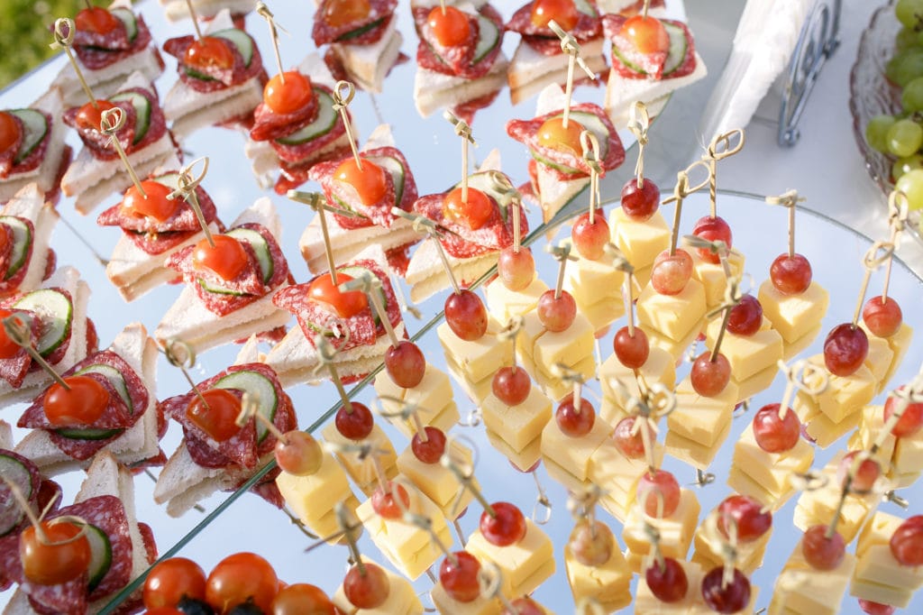 出張パーティー盛り付け例