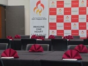 名古屋の貸会議室でのケータリングの様子