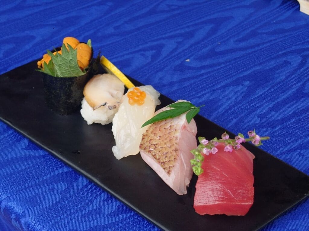 レモンケータリングの高級レセプション × 出張寿司の画像